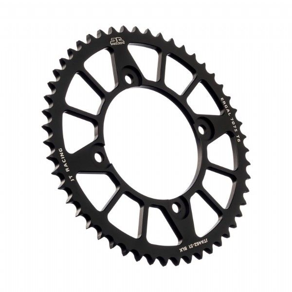 JTA462.51N Corona JT ergal RACELITE nera - 51 denti - KX 80/85