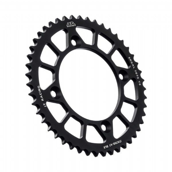 JTA798.47N Corona JT ergal RACELITE nera - 47 denti - SUZUKI YAMAHA 80/85