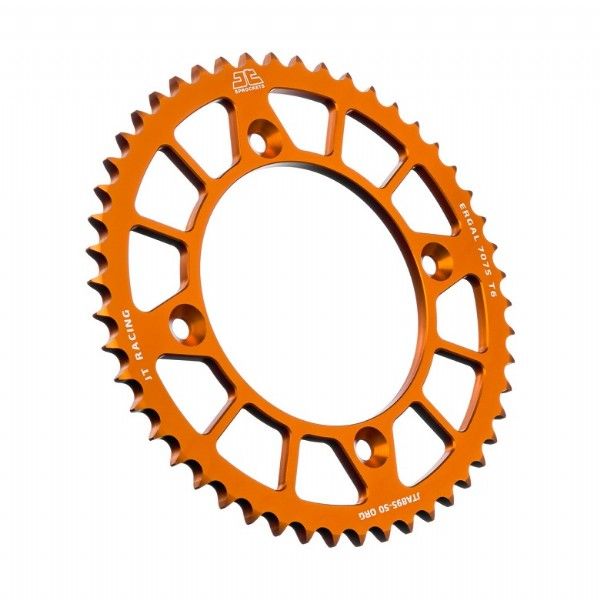 JTA895.50A Corona JT ergal RACELITE arancione - 50 denti - 85 SX