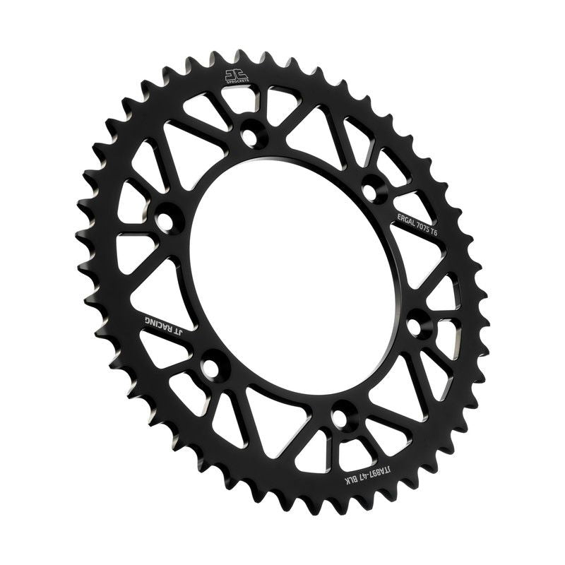 JTA897.47N Corona JT ergal RACELITE nera - 47 denti - GASGAS HUSABERG HUSQVARNA KTM TRIUMPH