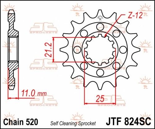 JTF824.13SC Pignone JT - 13 denti - HUSQVARNA