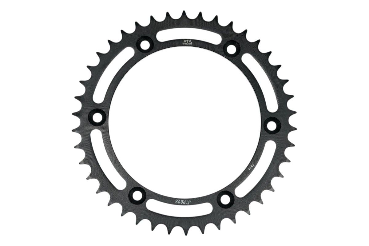 JTR828.48 Corona JT acciaio nero - 48 denti - SUZUKI