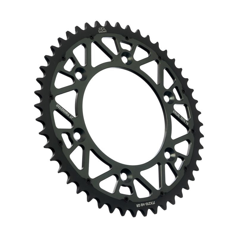 JTX210.48GR Corona JT TWINSTAR bi-metallo grigio - 48 denti - HONDA