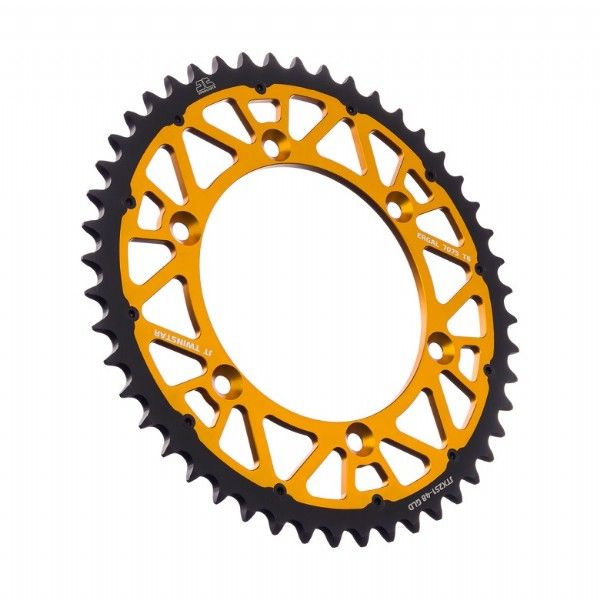 JTX251.48O Corona JT TWINSTAR bi-metallo oro - 48 denti - FANTIC YAMAHA