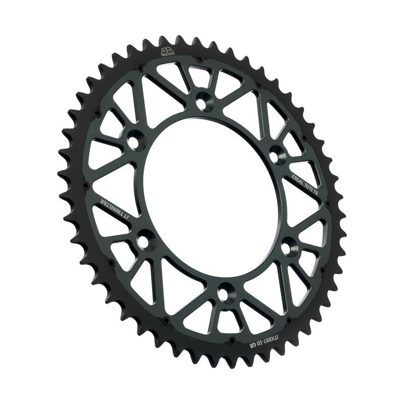 JTX897.50GR Corona JT TWINSTAR bi-metallo grigio - 50 denti