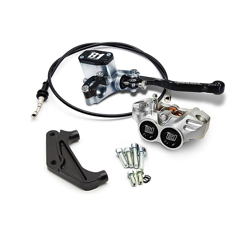Kit freno ant. comp. 8.1 con MC-11 + pinza New Era per Runner 125-180cc : colore_pinza - nero