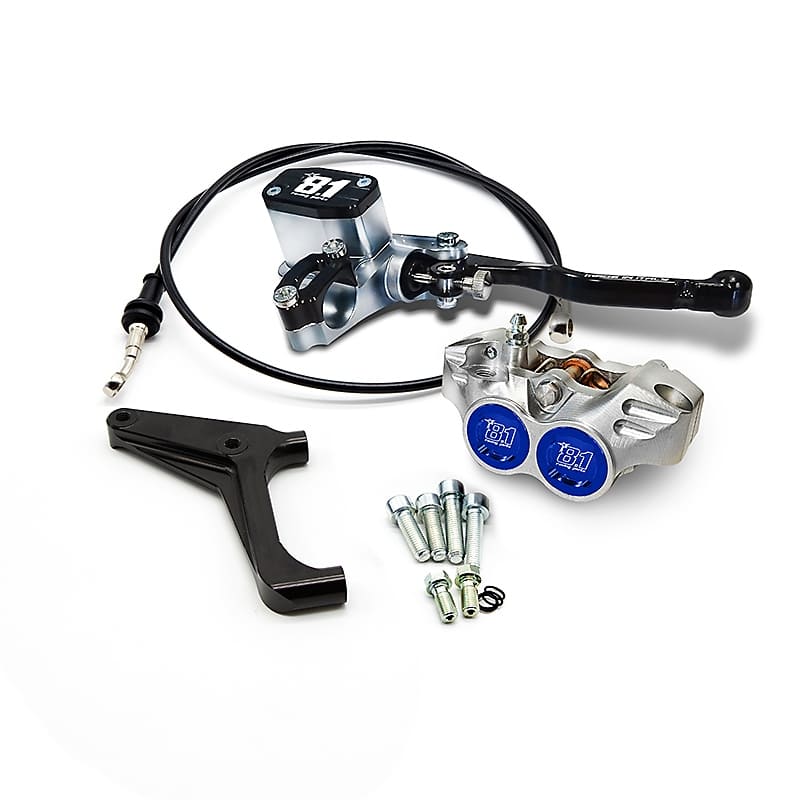 Kit freno ant. comp. 8.1 con MC-11 + pinza New Era per Zip SP/Vespa : colore_pinza - blu