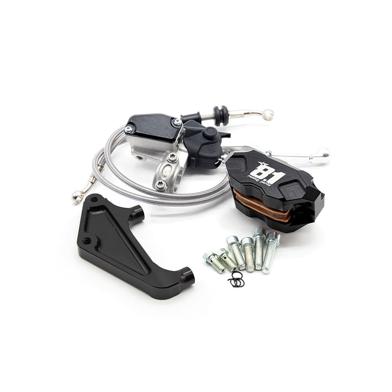 Kit freno ant. comp. 8.1 con pinza Hurricane per Phantom con forcella originale e Stage6 R/T : colore_pinza - nero