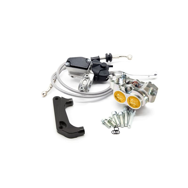 Kit freno ant. comp. 8.1 con pinza New Era per CRF 150 : colore_pinza - giallo