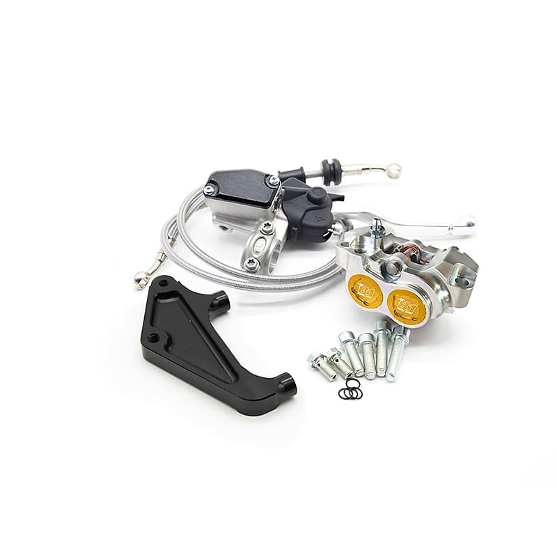 Kit freno ant. comp. 8.1 con pinza New Era per Phantom con forcella originale e Stage6 R/T : colore_pinza - giallo