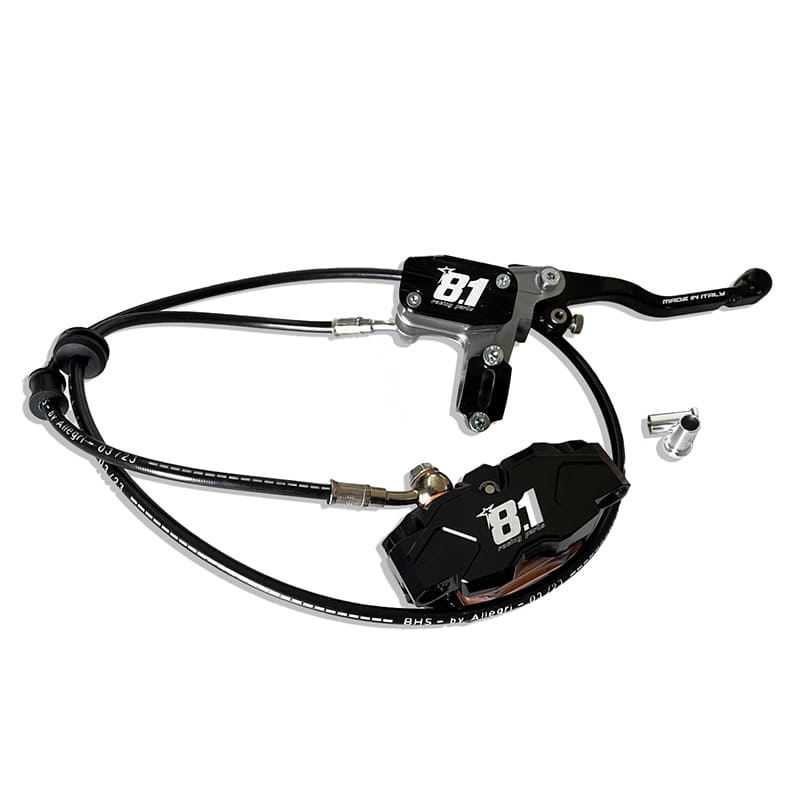 Complete front brake kit 8.1 with MC-11 pump + Hurricane caliper 82mm + Hose + Motul RBF700 oil for Pitbike