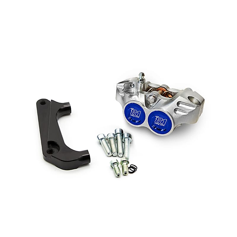 Kit freno ant. parz. 8.1 con pinza New Era per Forcelle F32 Paioli Malossi : colore_pinza - blu