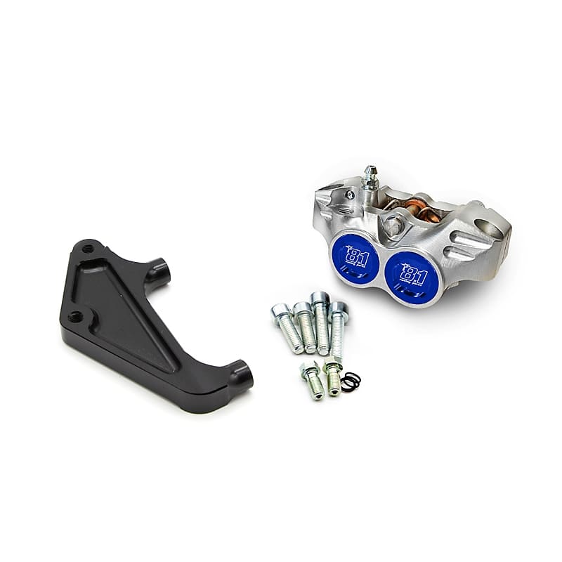 Kit freno ant. parz. 8.1 con pinza New Era per Phantom con forcella originale e Stage6 R/T : colore_pinza - blu