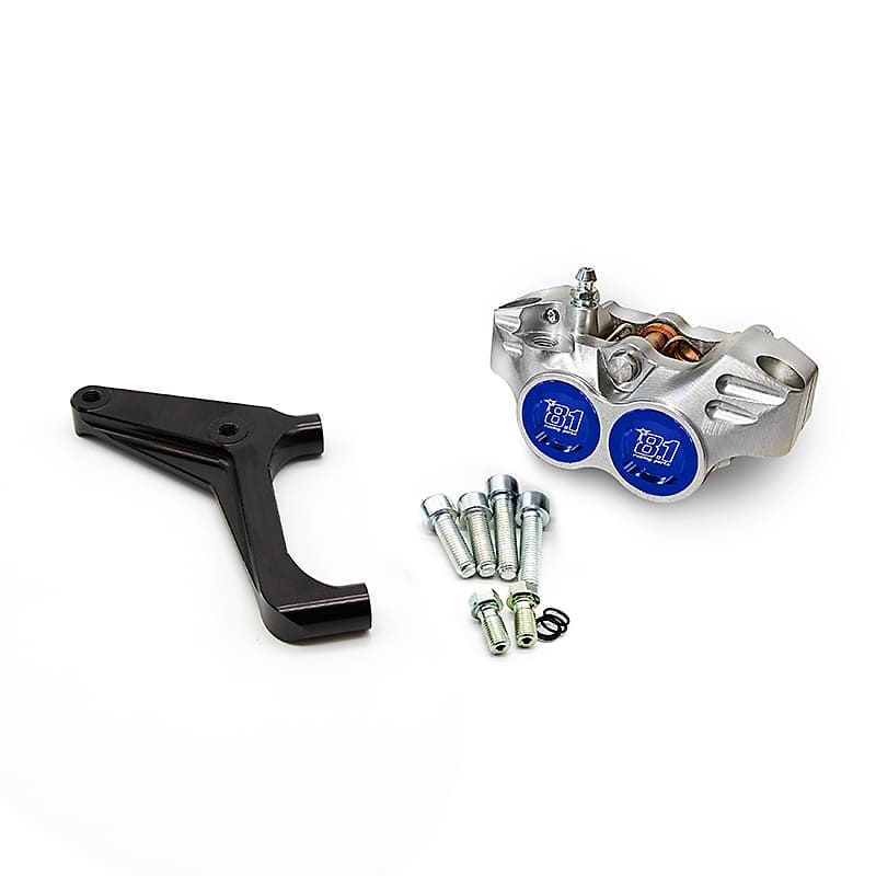 Kit freno ant. parz. 8.1 con pinza New Era per Zip SP/Vespa : colore_pinza - blu