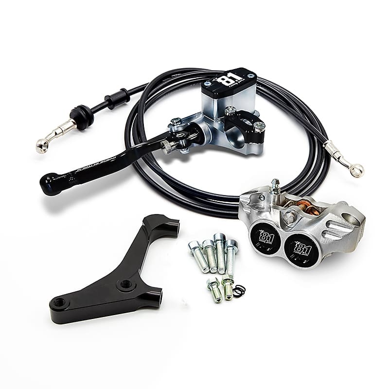 Kit freno post. comp. 8.1 con MC-11 + pinza New Era per Malossi C One, 2 Fast, Aerox/Nitro, Phantom, Carter 8.1 : colore_pinza - nero