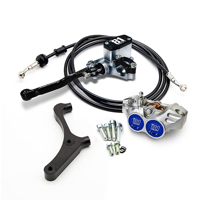 Kit freno post. comp. 8.1 con MC-11 + pinza New Era per Runner 125-180 : colore_pinza - blu