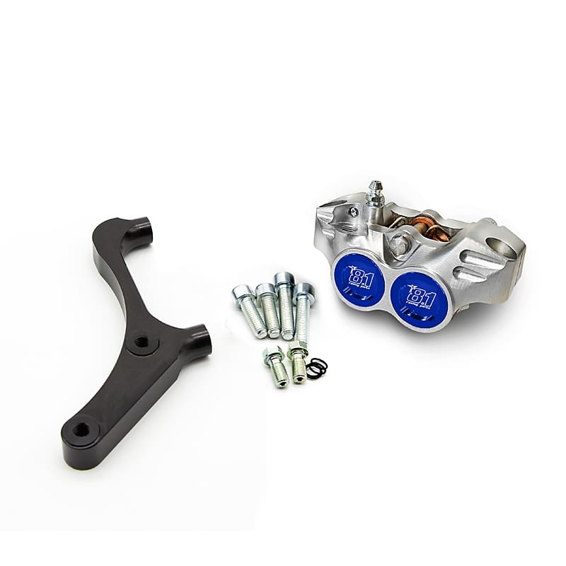 Kit freno post. parz. 8.1 con pinza New Era per Runner 125-180 : colore_pinza - blu