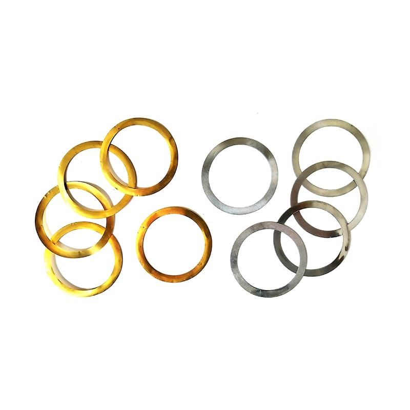 Cylinder shim kit 8.1, R1.8 70cc, 2021 version, for combustion chamber, metal color thickness 0.10mm, brass color thickness 0.05mm (10 pieces per pack).