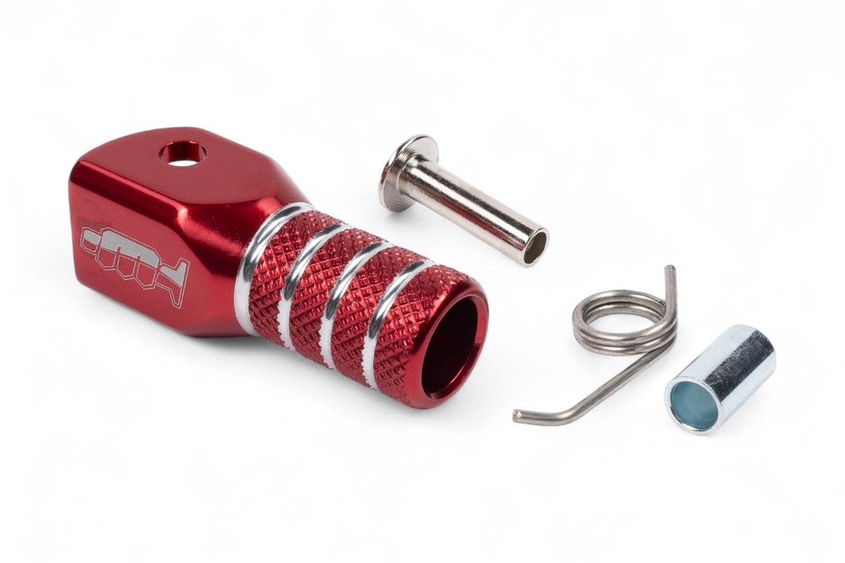 LCA999R Puntale CNC rosso per leve cambio LCA