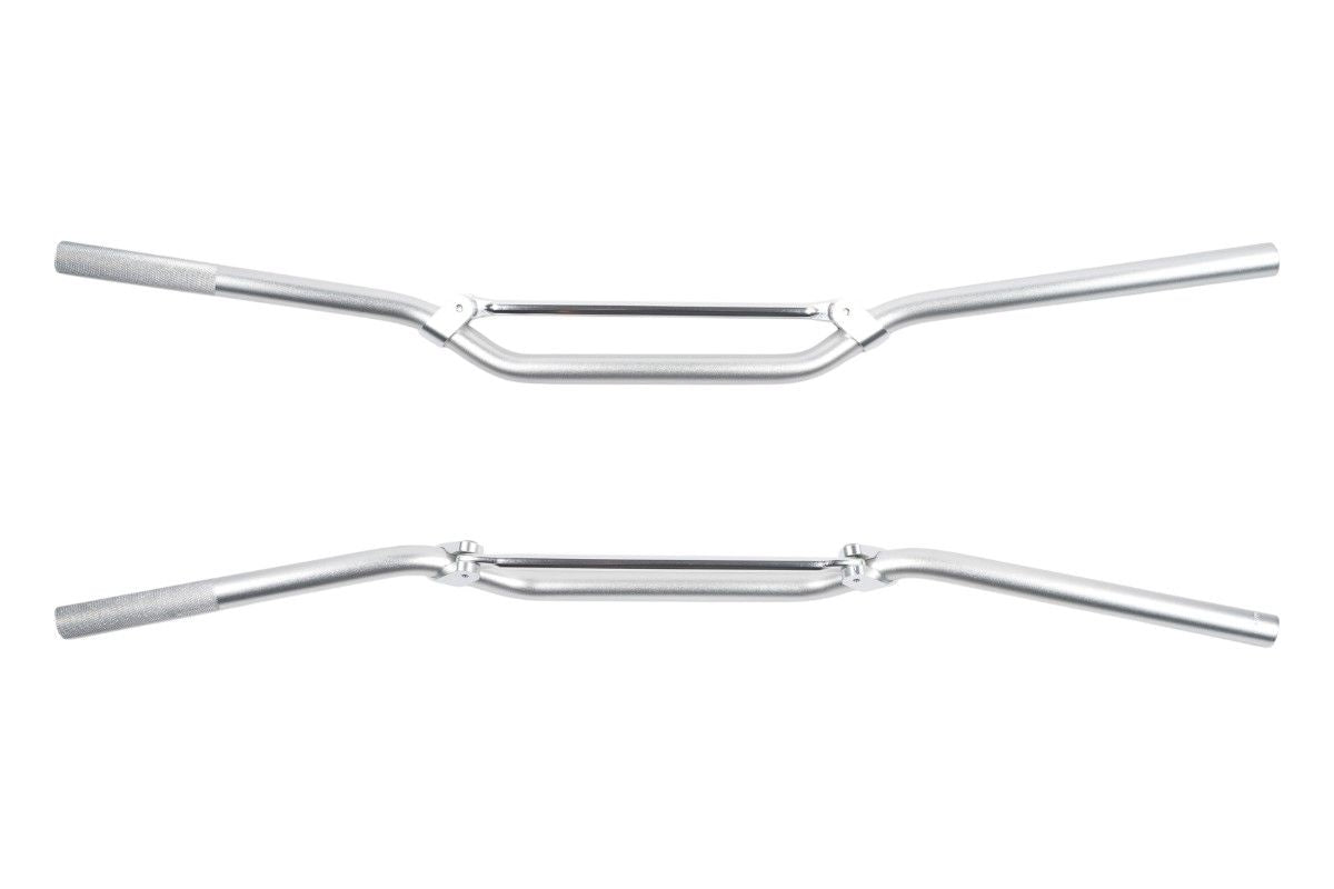 MA0025 Manubrio ø 22mm in lega NATIONAL - Finitura spazzolata e lucidata, colore alluminio