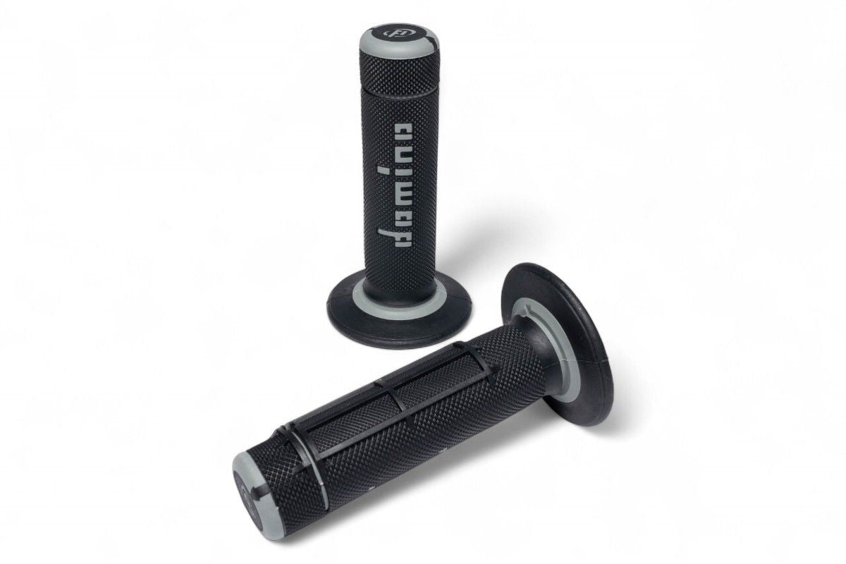 MN1591 Manopole DOMINO off-road A020 - Nero/grigio