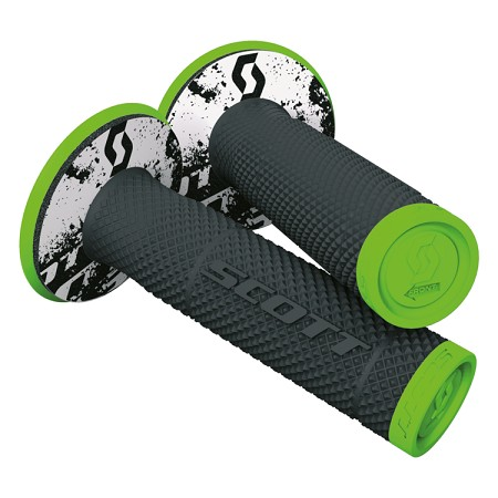 MN1638 Manopole SCOTT SXII - Nero/verde