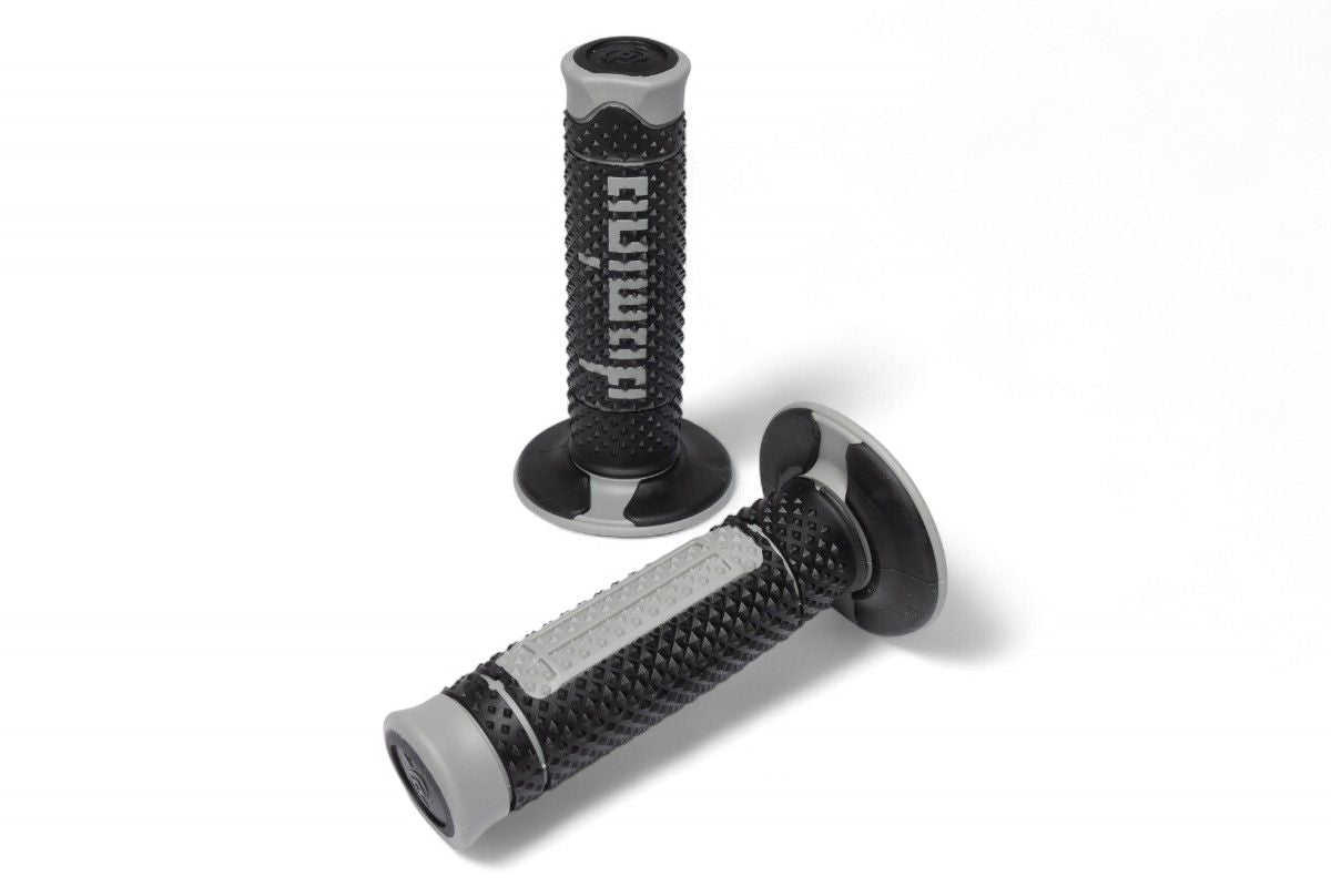 MN1649 Manopole DOMINO off-road A260 - Nero/grigio