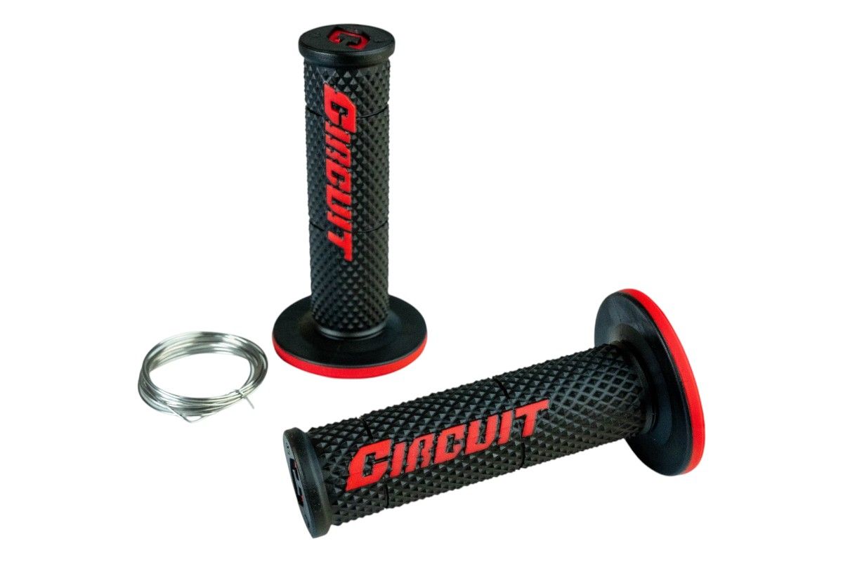 MN1735 Manopole CIRCUIT V - Nero/rosso