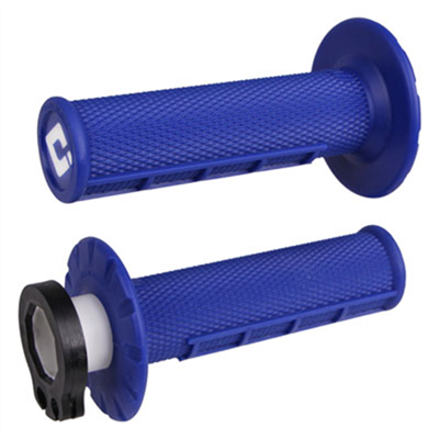 MNL1700B Manopole Lock-ON ODI V2 Half-Waffle MX - Blu