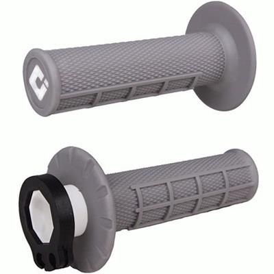 MNL1700G Manopole Lock-ON ODI V2 Half-Waffle MX - Grigio