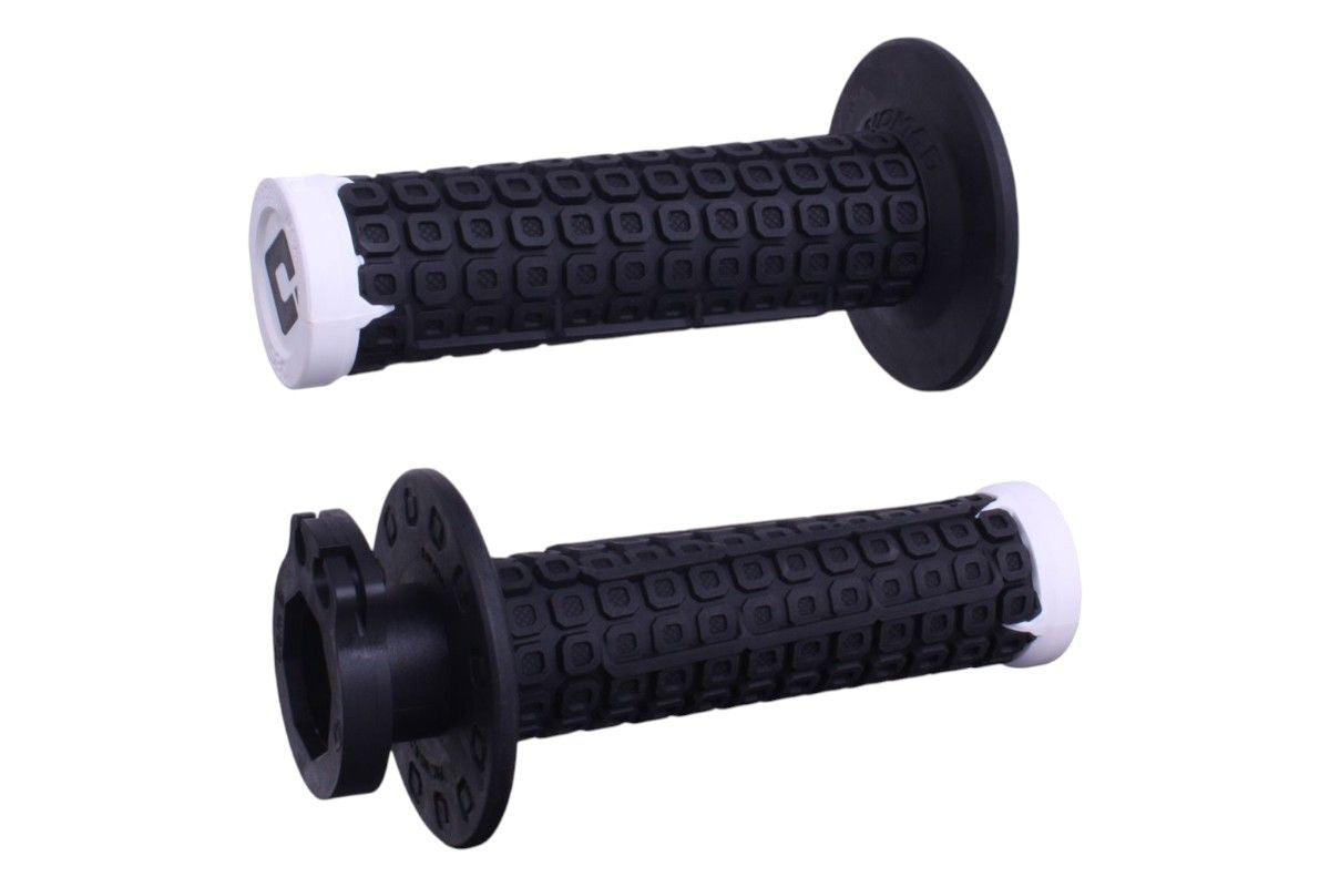 MNL1709NB Manopole Lock-ON ODI V2 nomad - Nero/bianco