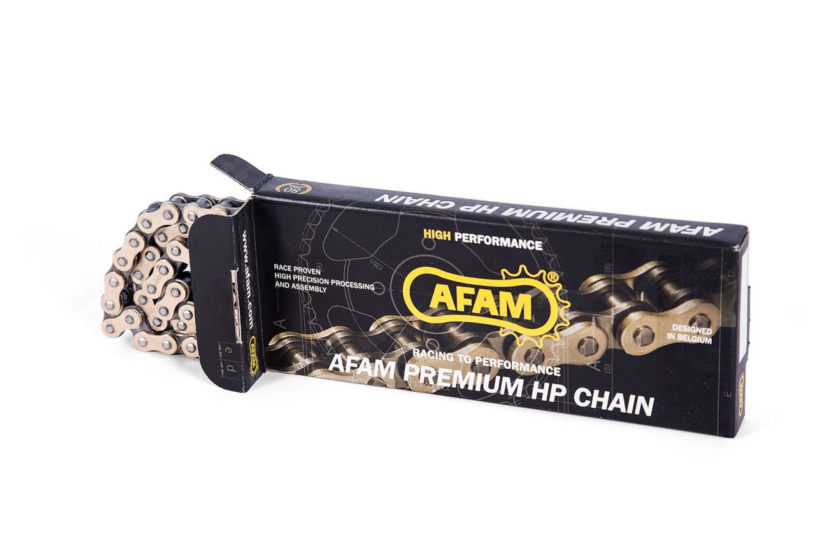 A428MX140G Catena AFAM 428 MX - 140 maglie - Oro