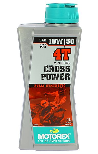 OM41050 Olio motore MOTOREX Cross Power 4T - 10W/50 - 100% sintetico - 1 L