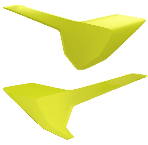 P8418200004 Portanumeri laterali HUSQVARNA giallo fluo