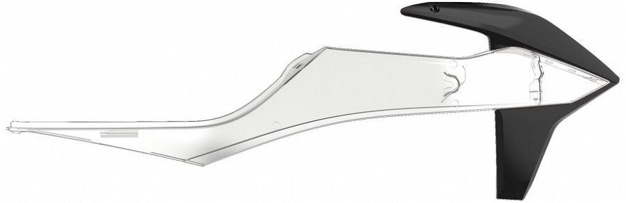 P8422100006 Convogliatori radiatore KTM clear/nero