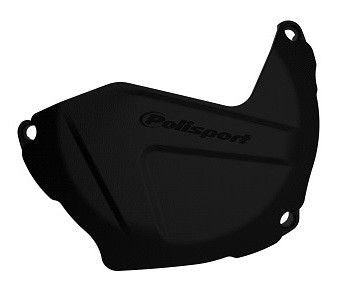 P8435800001 Protezione coperchio frizione POLISPORT - KX 250 F 09-20 - Nero