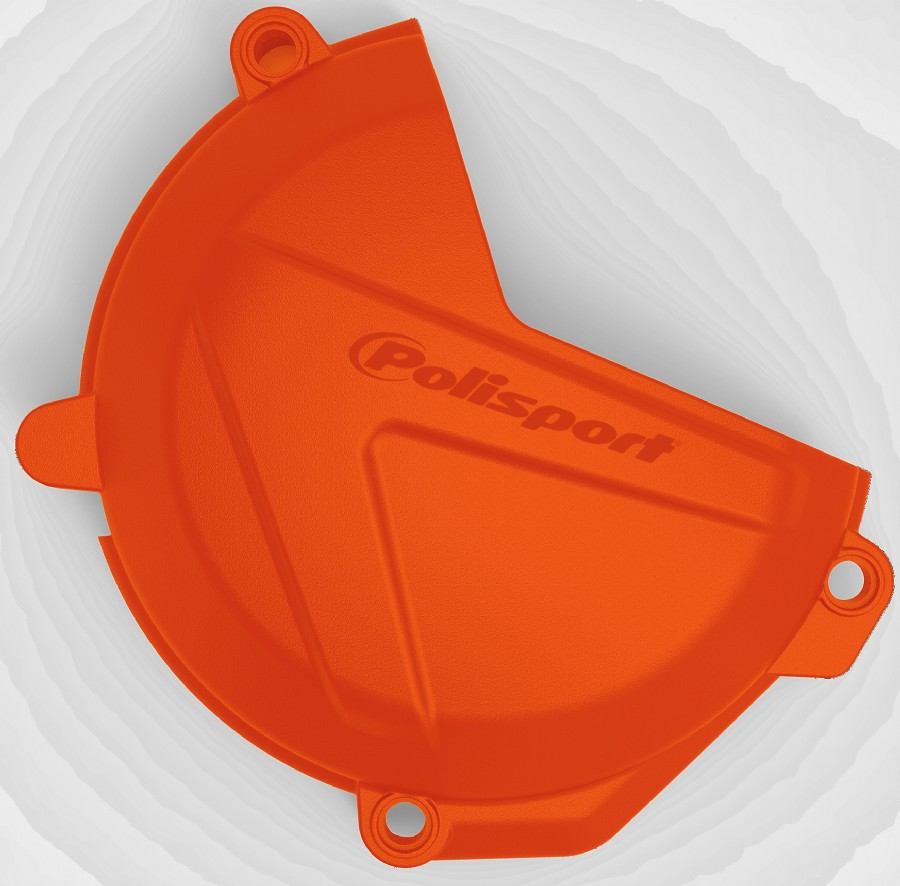 P8460400002 Protezione coperchio frizione POLISPORT - KTM 250/350 SX F 16-22 - Arancione