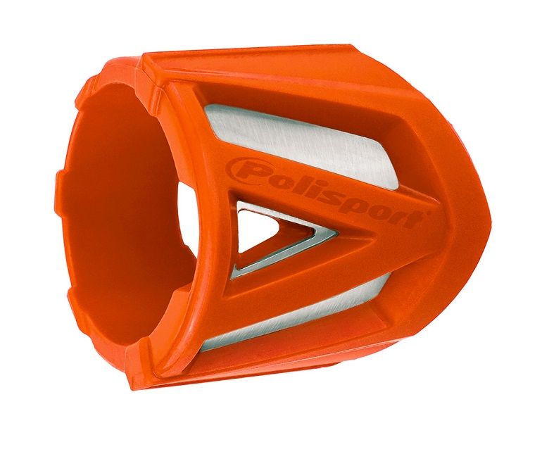 P8484000002 Protezione silenziatore POLISPORT - Circonferenza da 340 a 400mm - Arancione