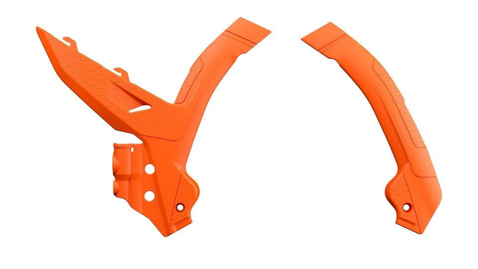 P8500100002 Protezioni telaio POLISPORT - KTM - Arancione