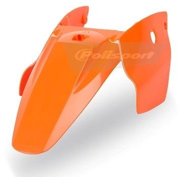 P8561800001 Parafango posteriore con portanumeri laterali KTM arancione
