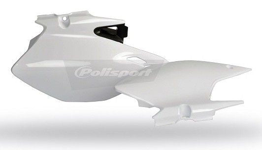 P8604300001 Portanumeri laterali con protezione calore YAMAHA nero/bianco