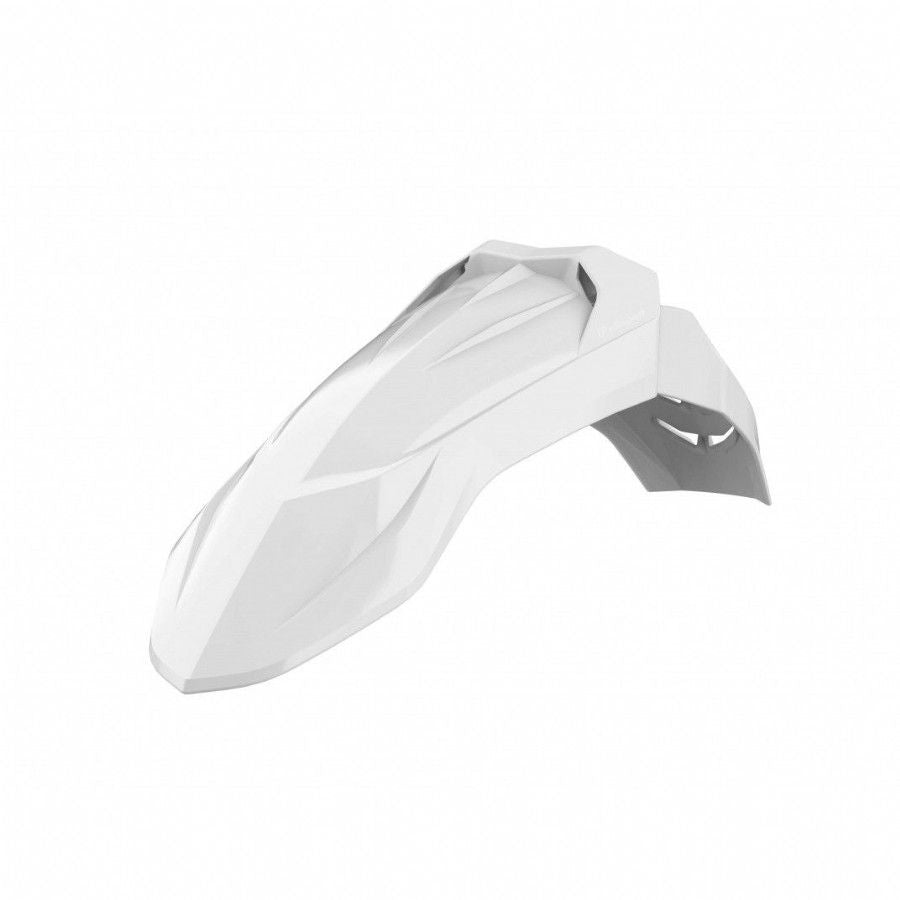 P8685300001 Parafango anteriore universale POLISPORT - SM FENDER bianco - non forato
