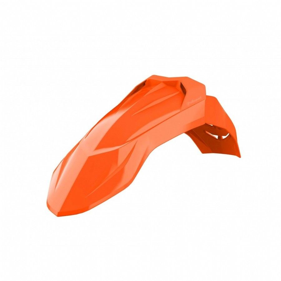 P8685400007 Parafango anteriore universale POLISPORT - SM FENDER arancione - con kit montaggio