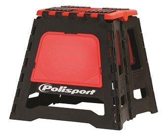 P8981500004 Cavalletto pieghevole POLISPORT Bike Stand - Rosso