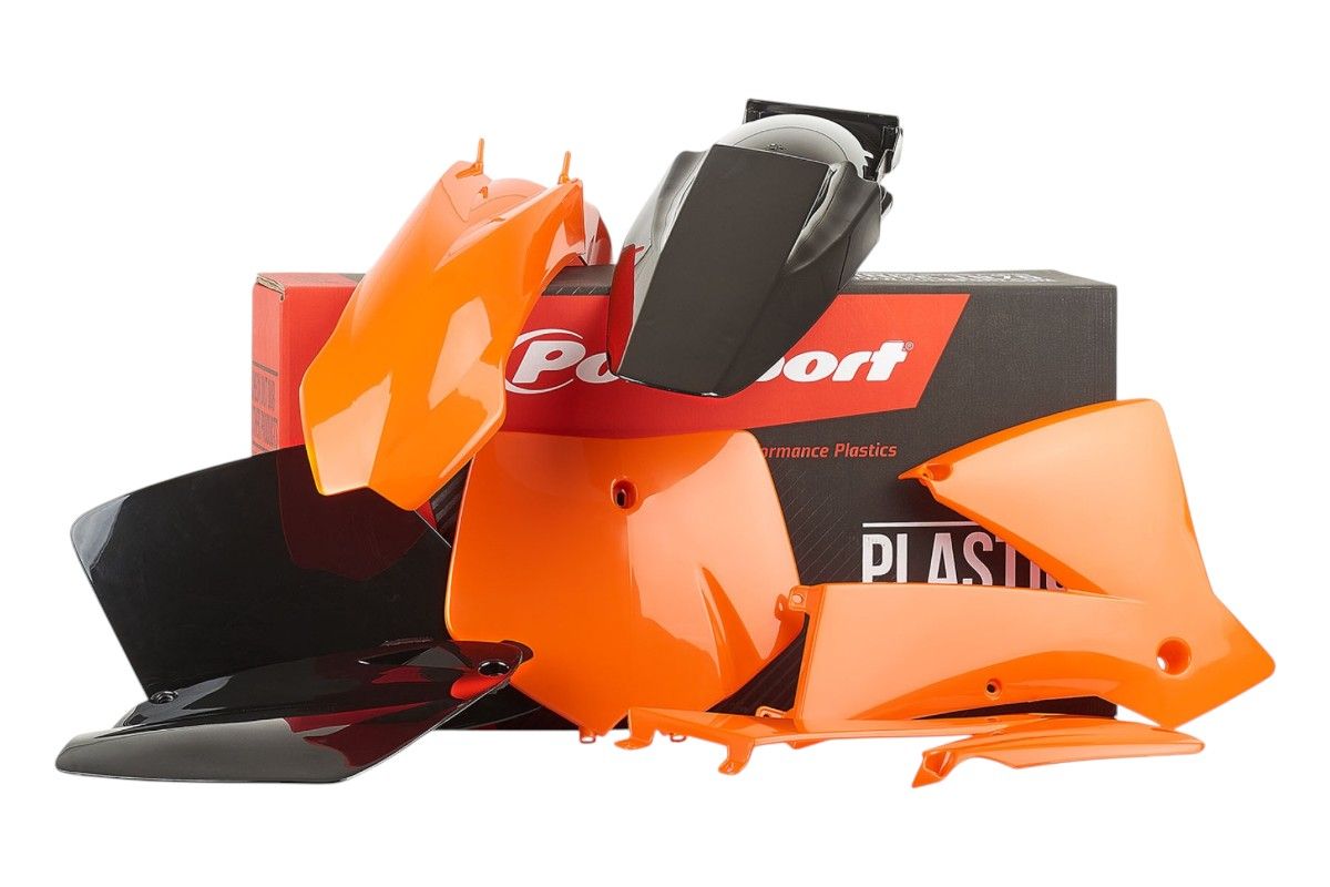 P90100 Kit plastiche KTM Arancione/Nero