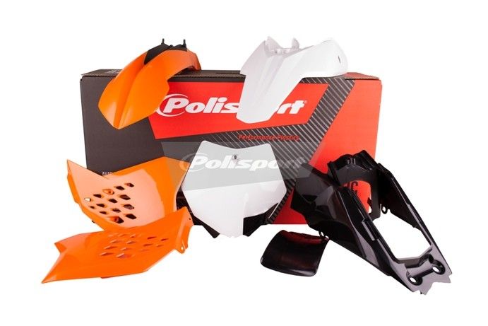 P90450 Kit plastiche KTM Arancione/Bianco