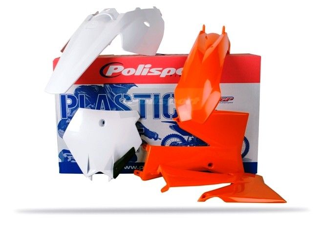 P90451 Kit plastiche KTM Arancione/Bianco