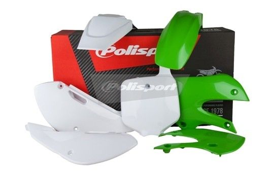 P90540 Kit plastiche KAWASAKI Verde 05/Bianco