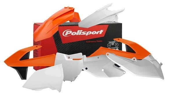 P90679 Kit plastiche KTM Arancione16/Bianco