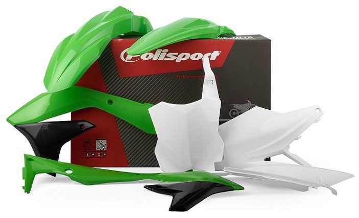 P90689 Kit plastiche KAWASAKI Verde05/Bianco